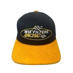 Vintage Wix Filters Racing Dana SnapBack Trucker Hat Cap USA Black NWOT
